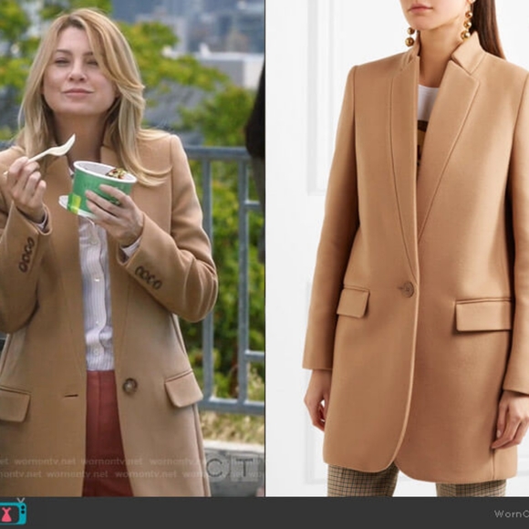 Stella McCartney Jackets & Blazers - Stella McCartney Bryce coat in herrington size 8